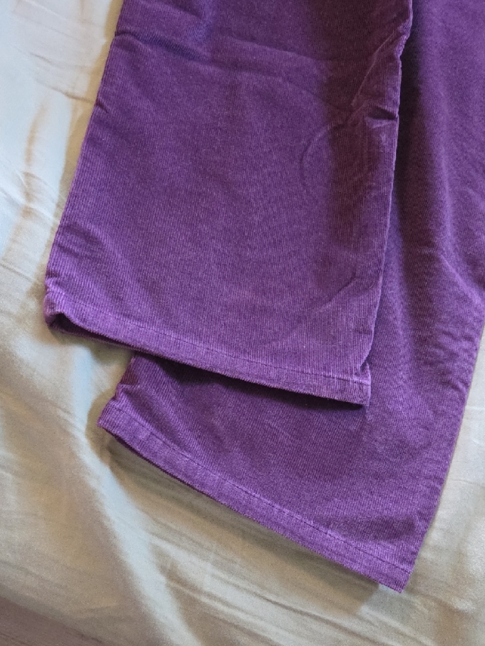 Eddie Bauer Purple Corduroy Pants - Natural Fit - Picture 5 of 6